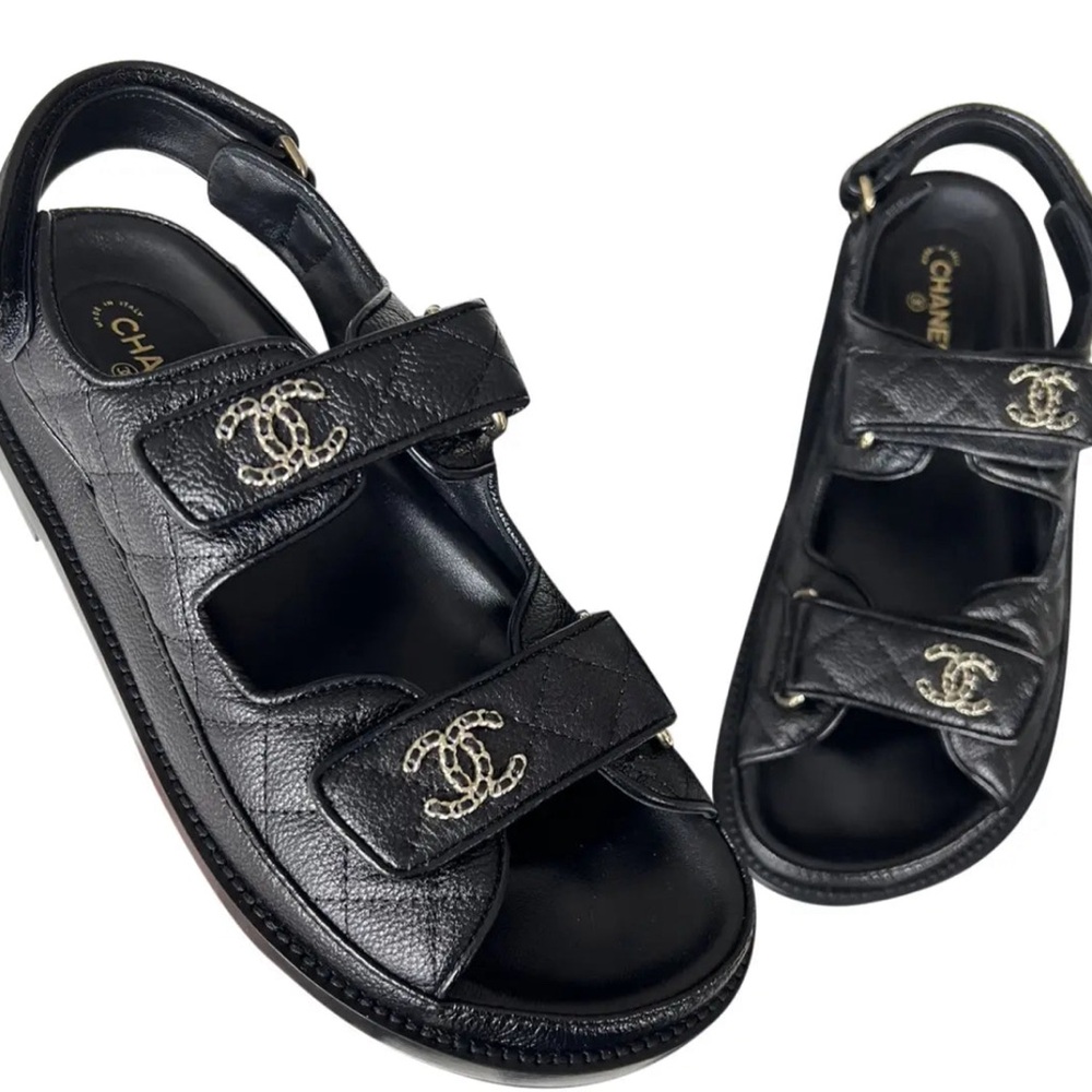 Dad Sandals Chanel Black